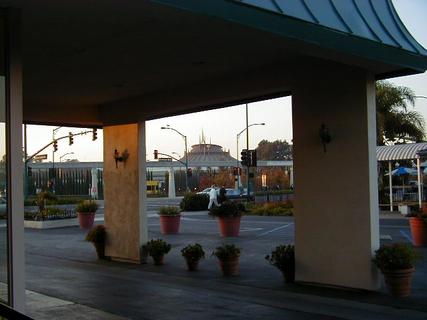 View of Disneyland from our motel.  We were really that close to it<br>Location: <a href="https://www.google.com/maps/search/?api=1&query=33.80899,-117.91495" target="_new">Park Vue Inn</a>